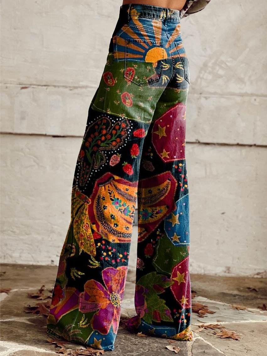 Luisa | Pantaloni Boho Vintage