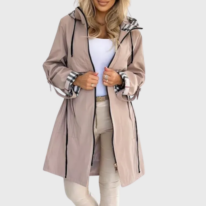 LORETTA™|GIACCA CON ZIP FRONTALE