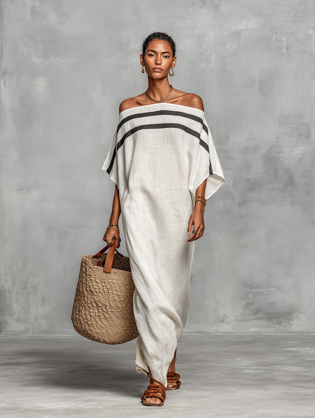 Lunara | Abito Maxi Minimalista